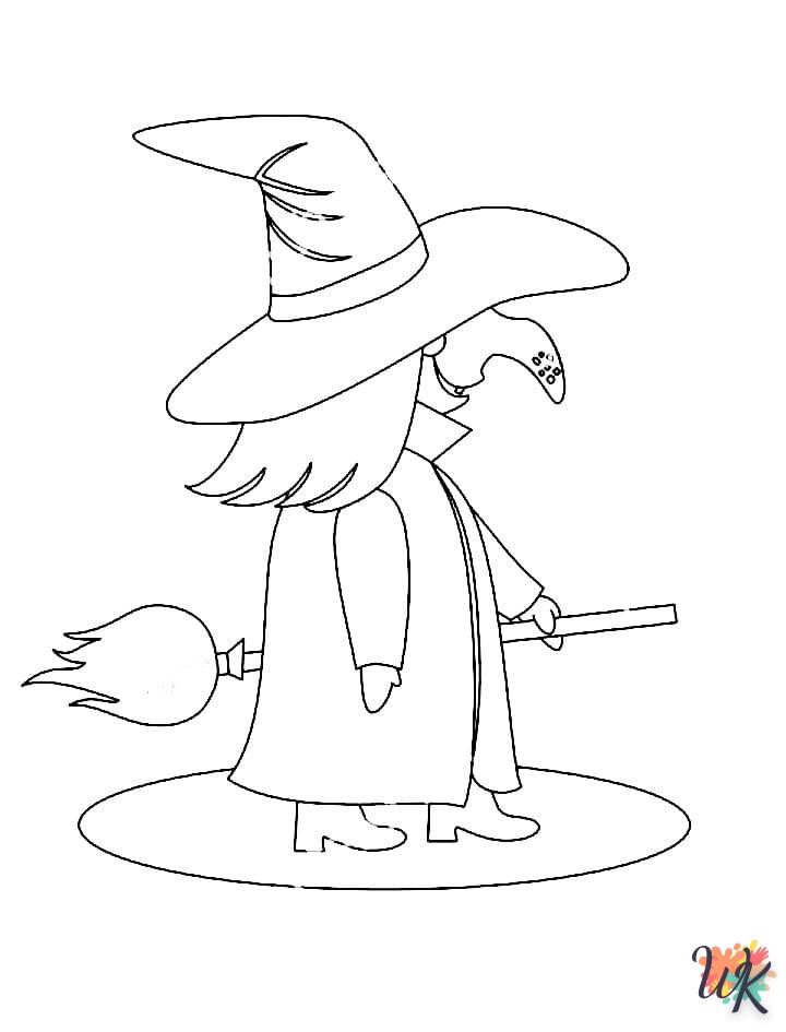 Strega 15 Disegni da Colorare Strega 13